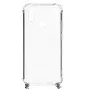 Evelatus Capa de silicone transparente para Huawei P30 Lite com colar TPU Space Gray
