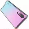 Evelatus Capa de silicone TPU com proteção militar anti-impacto para Huawei P30 transparente