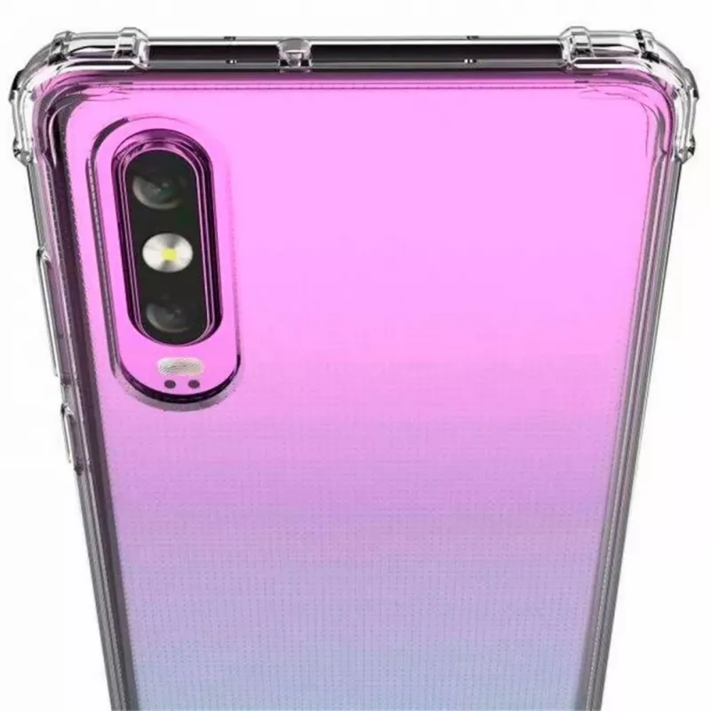 Evelatus Capa de silicone TPU com proteção militar anti-impacto para Huawei P30 transparente