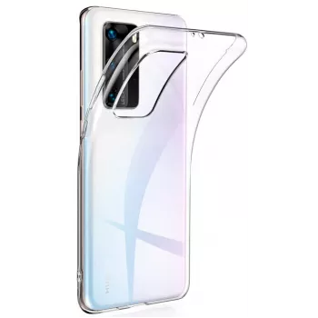 Capa de Silicone Transparente Evelatus para Huawei P40 1,5mm TPU Transparente
