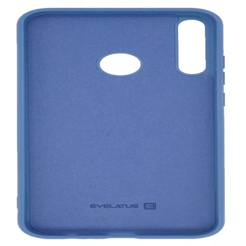 Evelatus Huawei P40 Lite E Capa de silicone Soft Touch azul