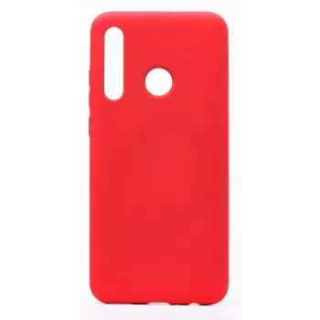 Evelatus Huawei P40 Lite E Capa de silicone Soft Touch vermelha