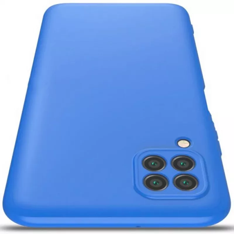Capa de silicone Nano Evelatus Soft Touch em TPU azul para Huawei P40 Lite