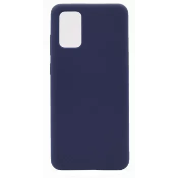 Capa de silicone Soft Touch Premium Evelatus para Huawei P40 azul meia-noite