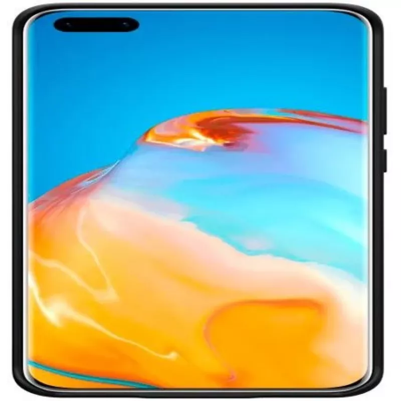 Evelatus Capa de silicone nano Soft Touch TPU para Huawei P40 Pro preto