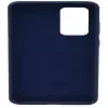 Capa de silicone Soft Touch Premium Evelatus para Huawei P40 Pro azul meia-noite