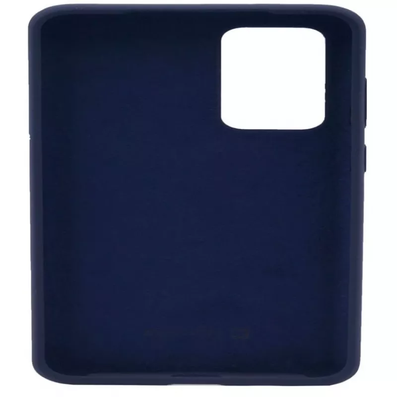 Capa de silicone Soft Touch Premium Evelatus para Huawei P40 Pro azul meia-noite