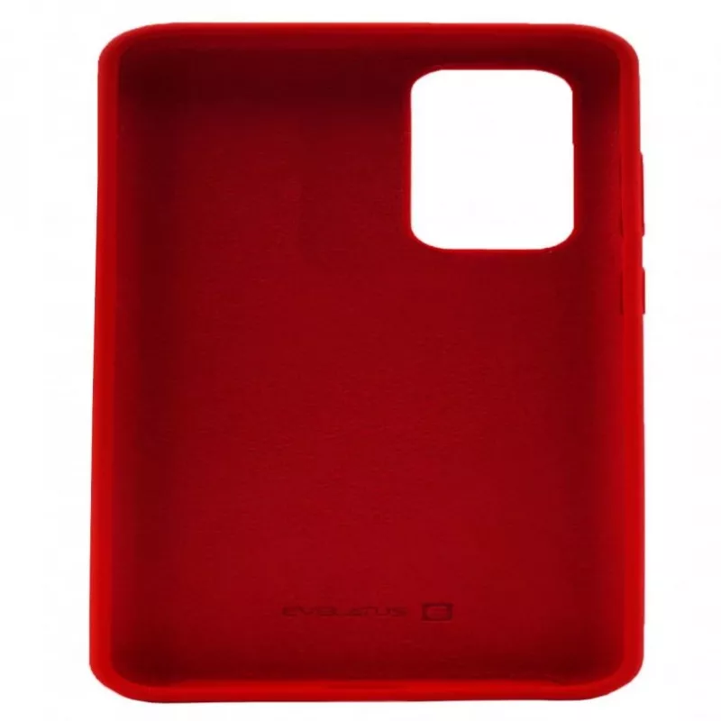 Capa de silicone Soft Touch Premium Evelatus para Huawei P40 Pro vermelha