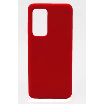 Capa de silicone Soft Touch Premium Evelatus para Huawei P40 Pro vermelha