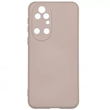 Capa de silicone nano Evelatus para Huawei P50 Soft Touch TPU bege