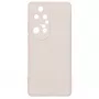 Capa de silicone nano Evelatus para Huawei P50 Pro Soft Touch TPU bege