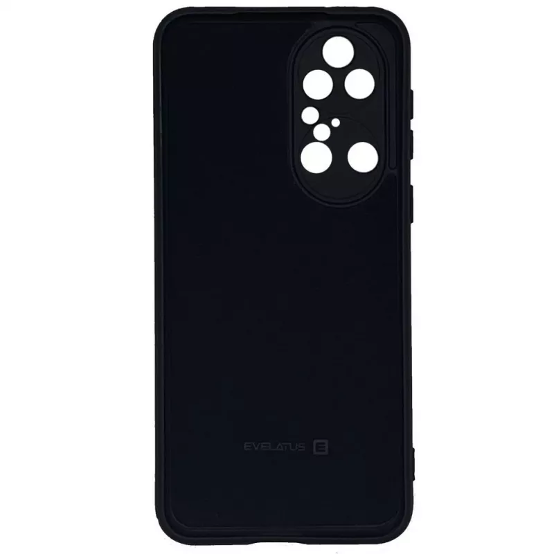 Capa de silicone nano soft touch Evelatus para Huawei P50 Pro TPU preta