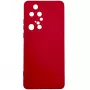 Capa de silicone nano Evelatus para Huawei P50 Pro Soft Touch TPU vermelha