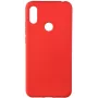 Capa de telemóvel em silicone Soft Touch Evelatus para Huawei Y6s 2019 vermelha