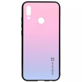 Evelatus Huawei Y7 2019 Capa de Vidro Gradiente 2 Bubble Gum