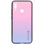 Evelatus Huawei Y7 2019 Capa de Vidro Gradiente 2 Bubble Gum