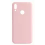 Capa de silicone Nano Evelatus para Huawei Y7 2019 Soft Touch TPU rosa-areia