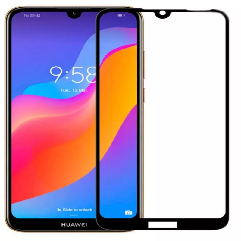 Evelatus Huawei Y7 2019 / Y7 Pro 2019 2.5D Full Cover Japan Glue Glass Protetor de ecrã antiestático