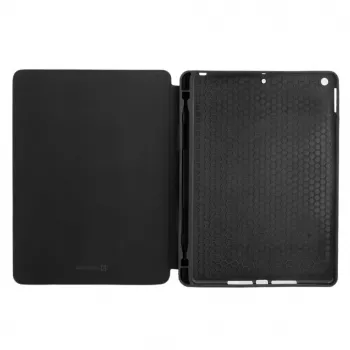 Evelatus Capa para Tablet iPad 10.2 com Interior em Imitação de Microfibra Preta