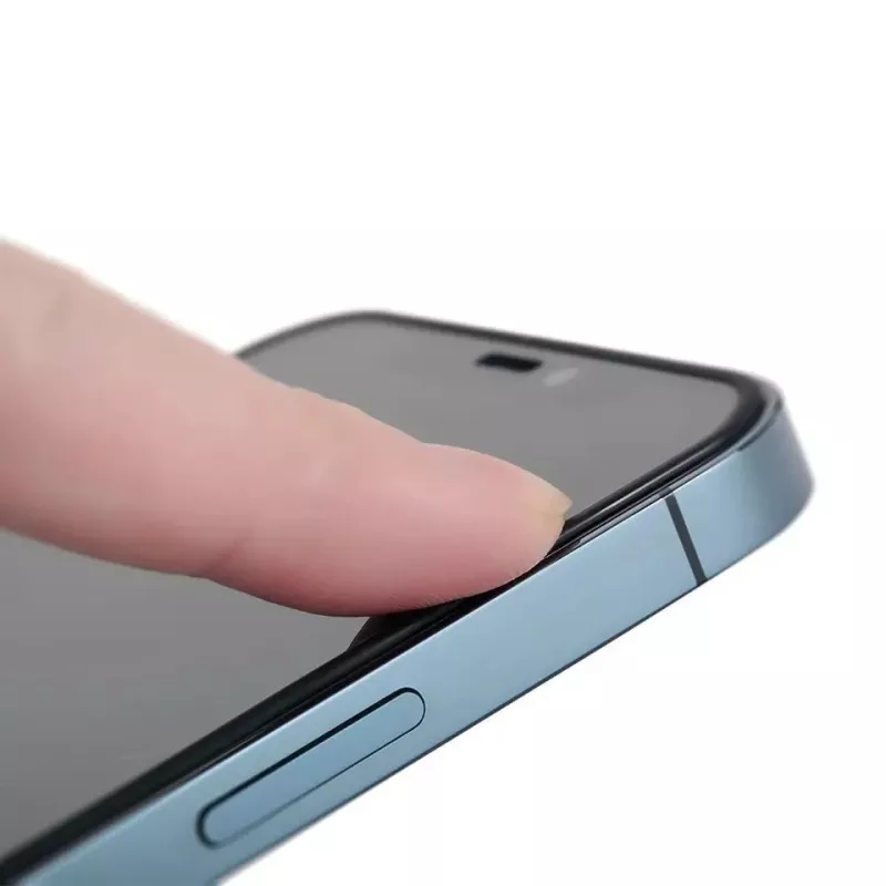 EVELATUS iPhone 14 Pro Rubber Anti-Broken 3D Glass Full Cover Japan Glue Anti-Static película protetora de ecrã