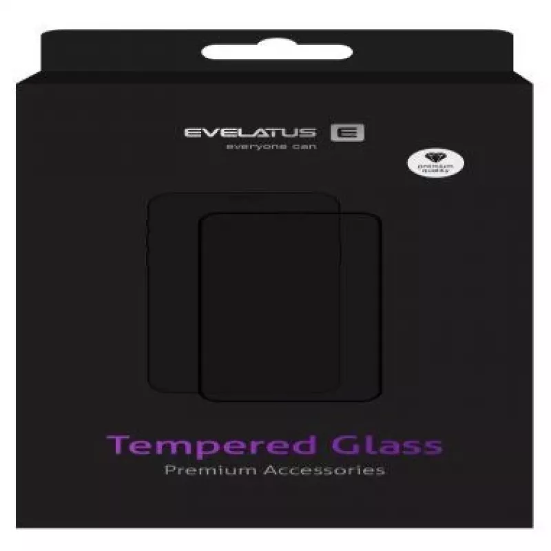 EVELATUS LG V40 Película de Vidro Full Cover 2.5D Japan Glue Anti-Static