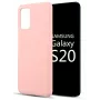 Capa de silicone Evelatus Nano para Samsung Galaxy S20 - Soft Touch TPU, Bege