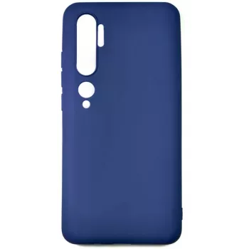 Evelatus Capa de Silicone Nano para Xiaomi Mi Note 10 / Mi Note 10 Pro - Soft Touch TPU, Azul-escuro