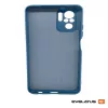 Capa em silicone Nano Evelatus para Xiaomi Redmi Note 10 / Note 10S - azul-marinho