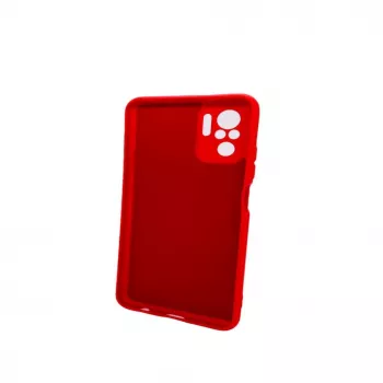 Evelatus Capa em silicone Nano Soft Touch TPU para Xiaomi Redmi Note 10 / Note 10S - vermelha