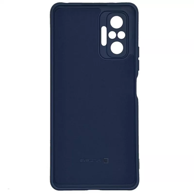 Evelatus Capa de silicone nano Soft Touch TPU para Xiaomi Redmi Note 10 Pro - Azul