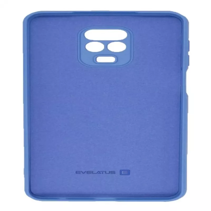 Evelatus Capa em silicone Nano Soft Touch TPU para Xiaomi Redmi Note 9 Pro / Redmi Note 9S - azul