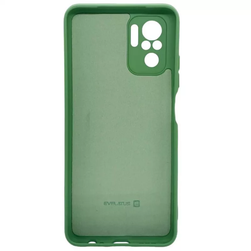 Evelatus Capa de Silicone Nano Soft Touch TPU Verde para Xiaomi Redmi Note 10 / Note 10S