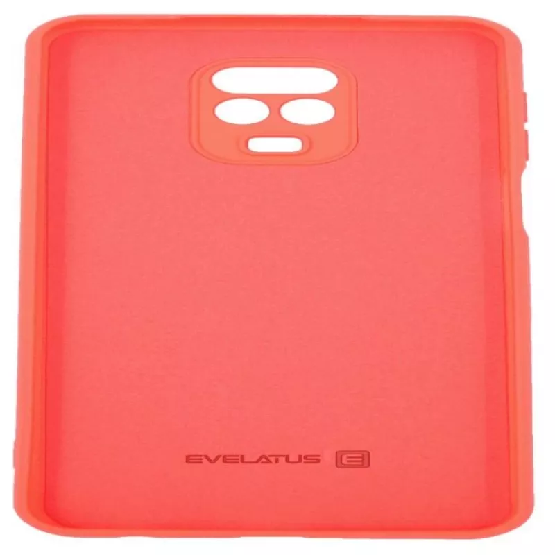 Evelatus Capa de silicone nano Soft Touch TPU vermelha para Xiaomi Redmi Note 9 Pro / Redmi Note 9S