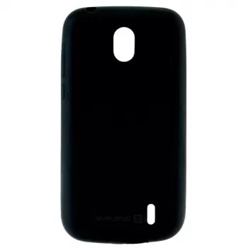 Capa de silicone Evelatus para Nokia 1 (2018) preta