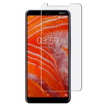 Evelatus Capa traseira de silicone para Nokia 3.1 preta