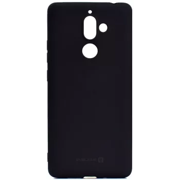 Capa de silicone nano EVELATUS Nokia 7 Plus Soft Touch TPU preta