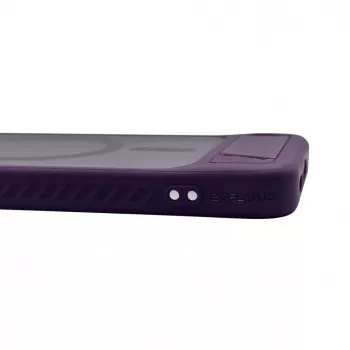 Capa MagSafe com Suporte Revestida a Borracha Evelatus para Samsung Galaxy A37 / A36 - Lilás