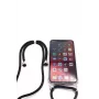 Evelatus Capa para Samsung A30s com cordão preta transparente