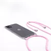 Evelatus Capa com Cordão para Samsung A30s Rosa Transparente