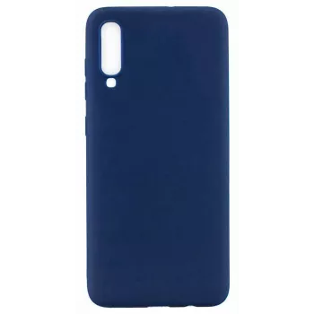 Evelatus Samsung A70 capa de silicone azul-escuro