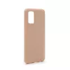 Evelatus Capa de silicone nano Soft Touch TPU para Samsung Galaxy A02s bege