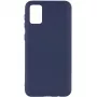 Evelatus Capa de silicone nano Soft Touch TPU para Samsung Galaxy A02s azul-meia-noite