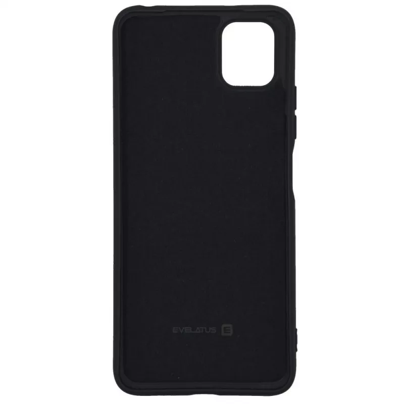 Evelatus Capa de silicone nano Soft Touch TPU para Samsung Galaxy A03 preta