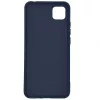 Evelatus Capa de silicone nano Soft Touch TPU para Samsung Galaxy A03 azul