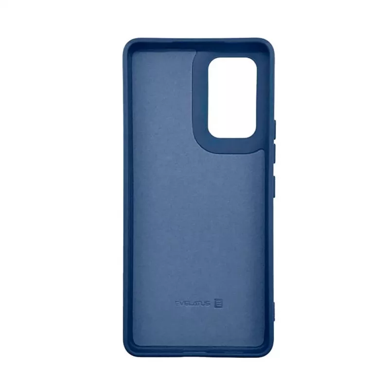 Capa Evelatus Nano Silicone Soft Touch TPU azul-meia-noite para Samsung Galaxy A03s