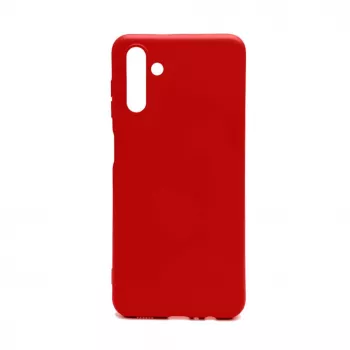 Evelatus Capa de silicone nano para Samsung Galaxy A04s / A13 5G Soft Touch TPU vermelha