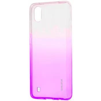 Capa TPU degradê Evelatus para Samsung Galaxy A10 rosa-vermelha