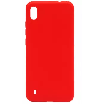 Evelatus Capa de silicone Nano Soft Touch TPU para Samsung Galaxy A10 vermelha