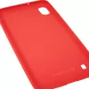 Evelatus Capa de silicone nano Soft Touch TPU para Samsung Galaxy A10 vermelha
