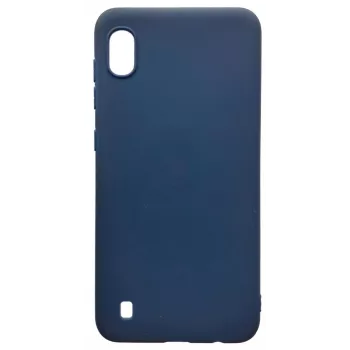 Evelatus Capa de Silicone Soft Touch com Cordão para Samsung Galaxy A10 Azul-escuro